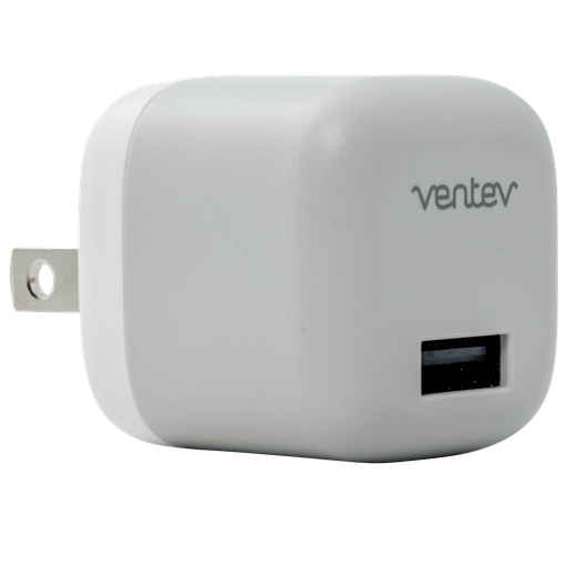 [WC12-AL252160] Ventev - 12w Usb A Wall Charger And Usb A To Apple Lightning Cable 3.3ft - White