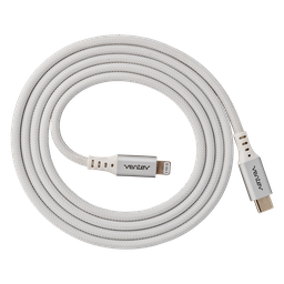 [AC4-WHT253045] Ventev - Chargesync Alloy Usb C To Apple Lightning Cable 4ft - White