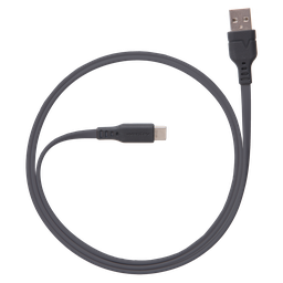 [FC3-GRY255961] Ventev - Chargesync Flat Usb A To Usb C Cable 3.3ft - Gray