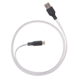 [FC3-WHT255965] Ventev - Chargesync Flat Usb A To Usb C Cable 3.3ft - White