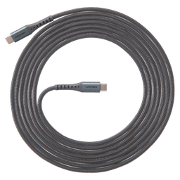 [AC10-STL256518] Ventev - Chargesync Alloy Usb C To Usb C Cable 10ft - Steel