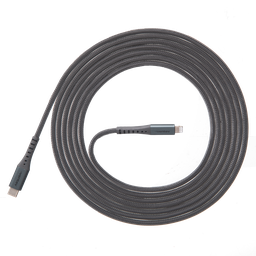 [AC10-STL256520] Ventev - Chargesync Alloy Usb C To Apple Lightning Cable 10ft - Steel