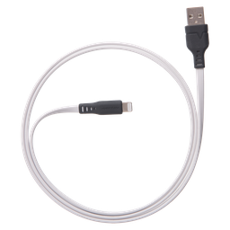 [FC3-WHT256523] Ventev - Chargesync Flat Usb A To Apple Lightning Cable 3ft - White