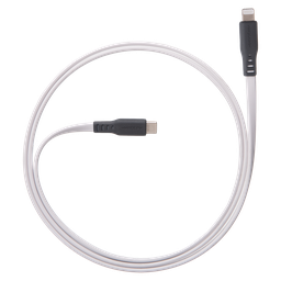 [FC3-WHT256525] Ventev - Chargesync Flat Usb C To Apple Lightning Cable 3ft - White