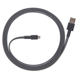 [FC6-GRY256528] Ventev - Chargesync Flat Usb A To Micro Cable 6ft - Gray