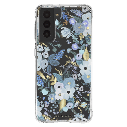 [RP045160] Rifle Paper Co - Ultra Slim Case With Antimicrobial For Samsung Galaxy S21 5g - Garden Party Blue