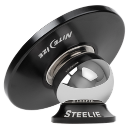 [STOMSDK-01-R8] Nite Ize - Steelie Orbiter Plus Dash Mount Kit For Magsafe - Silver And Black