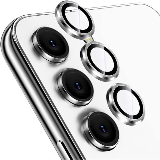 [TG-S23-RCL-CR] Ring Camera Lens w/HD Tempered Glass for Samsung Galaxy S23 (Cream) (1 Pc)