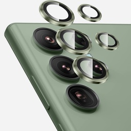 [TG-S22U-RCL-GR] Ring Camera Lens w/HD Tempered Glass for Samsung S22 Ultra (Green)