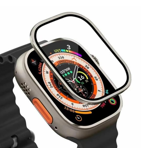[TG-IWU-TAF] Tempered Glass for Apple Watch Ultra with Titanium Alloy Frame