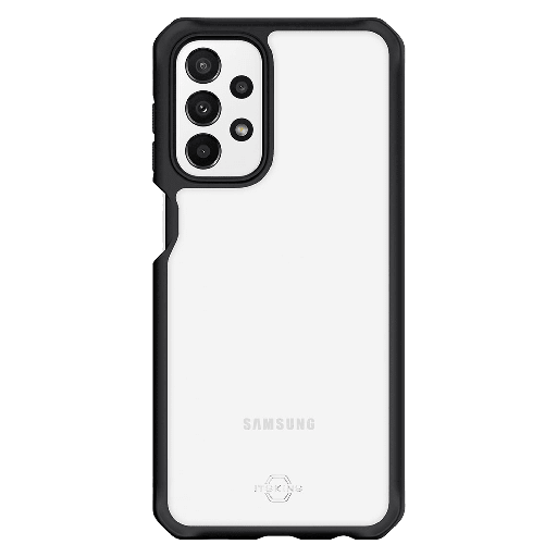 [SGAG-HYBSO-PBTR] Itskins - Hybridr Solid Case For Samsung Galaxy A23 5g Uw - Black And Transparent