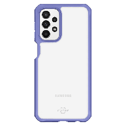 [SGAG-HYBSO-PUTR] Itskins - Hybridr Solid Case For Samsung Galaxy A23 5g Uw - Purple And Transparent