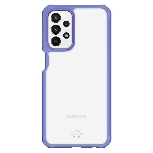 [SGAG-HYBSO-PUTR] Itskins - Hybridr Solid Case For Samsung Galaxy A23 5g Uw - Purple And Transparent