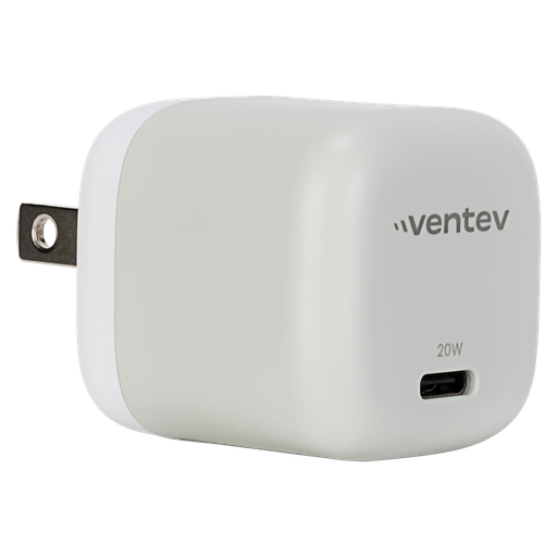 [WC20-HD261496] Ventev - 20w Pd Usb C Mini Wall Charger - White
