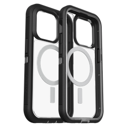 [77-90071] Otterbox - Defender Pro Xt Clear Magsafe Case For Apple Iphone 14 Pro  - Black Crystal