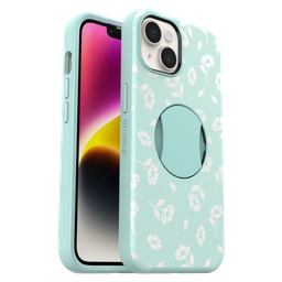 [77-89881] Otterbox - Ottergrip Symmetry Graphics Case For Apple Iphone 14  /  13 - Poppies By The Sea