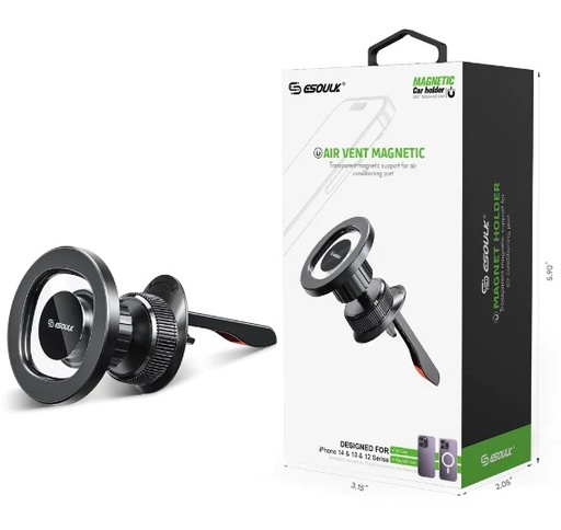 [ACE-EK-3001-BK] Esoulk Air Vent Transparent Magnetic Car Holder