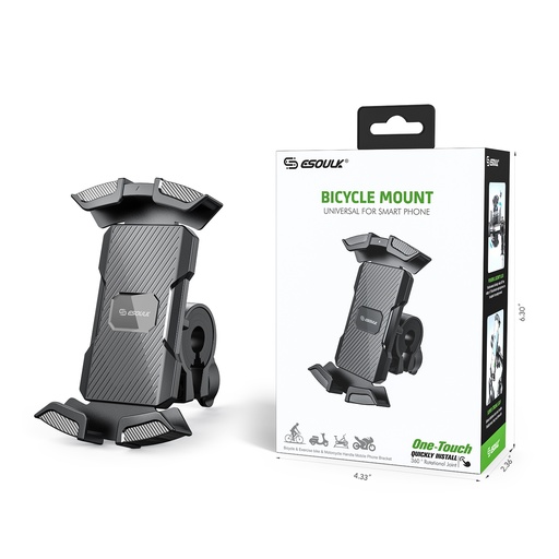 [ACE-EK-3002-BK] Esoulk Universal Bicycle Mount for Smart Phone