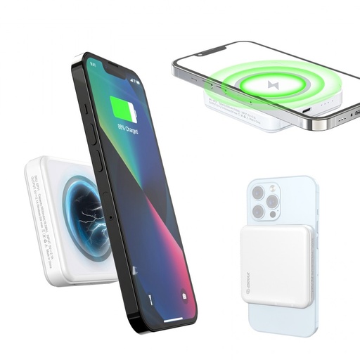 [ACE-EP31-WH] Esoulk Magnetic Wireless Power Bank 5W 5000mAh (White)