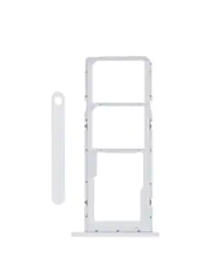 [SP-A025-DST-WT] Dual Sim Card Tray For Samsung Galaxy A02S (A025 / 2020) / A03 (A035 / 2021) (White)