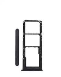 [SP-A022-DST-BK] Dual Sim Card Tray For Samsung Galaxy A02 (A022 / 2020)(Black)