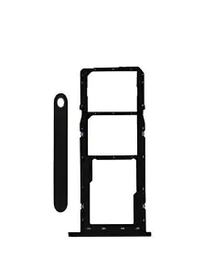 [SP-A015-DST] Dual Sim Card Tray For Samsung Galaxy A01 (A015 / 2020) (Black)