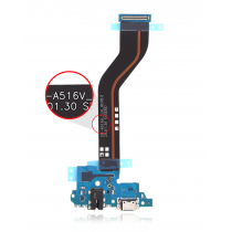 [SP-A516-CP-VV] Charging Port Flex With Headphone Jack For Samsung Galaxy A51 5G UW (A516 / 2020) (Verizon Version, Flex # A516V)