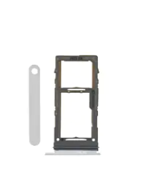 [SP-S10E-SSCT-SLV] Single Sim Card Tray For Samsung Galaxy S10E / S10 Plus / S10 (Silver) (Premium)