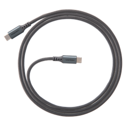 [AC4-STL256511] Ventev - Chargesync Alloy Usb C To Usb C Cable 4ft - Steel