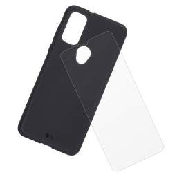 [CM047614] Case-mate - Protection Pack Tough Case And Glass Screen Protector For Motorola Moto G Pure - Black