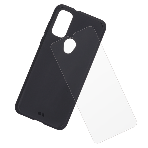 [CM047614] Case-mate - Protection Pack Tough Case And Glass Screen Protector For Motorola Moto G Pure - Black