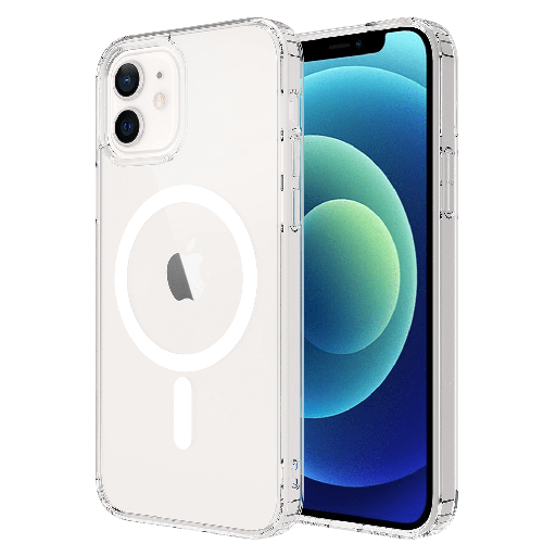 [AA-IPH12-MAGTPU-CLEAR] Ampd - Tpu  /  Acrylic Hard Shell Magsafe Case For Apple Iphone 12  /  Iphone 12 Pro - Clear
