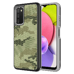 [AA-A03S-SLIMDESIGN-CAMO] Ampd - Slim Dual Layer Case For Samsung Galaxy A03s - Camouflage