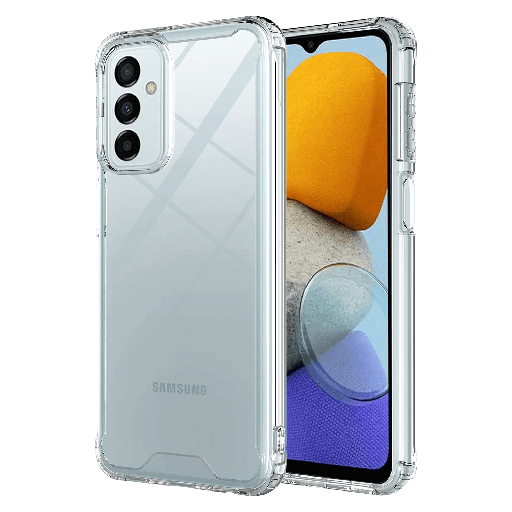 [AA-A23-TPUACRYLIC-CLR] Ampd - Tpu  /  Acrylic Hard Shell Case For Samsung Galaxy A23  /  A23 5g - Clear