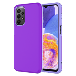 [AA-A23-CLASSIC-PURP] Ampd - Classic Slim Dual Layer Case For Samsung Galaxy A23  /  A23 5g - Purple
