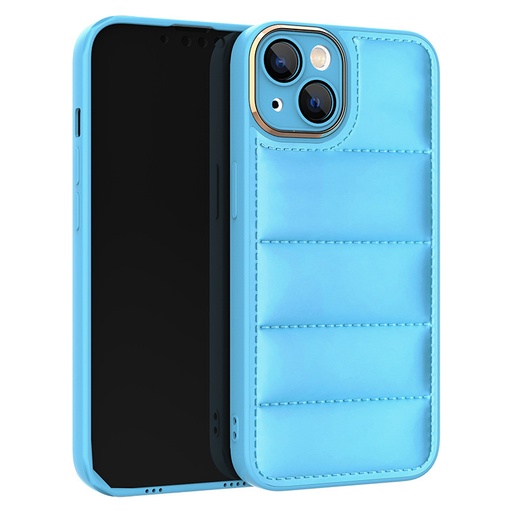 [CS-I14M-PMP-BL] Puffer Matte Pro Case for iPhone 14 Plus - Blue