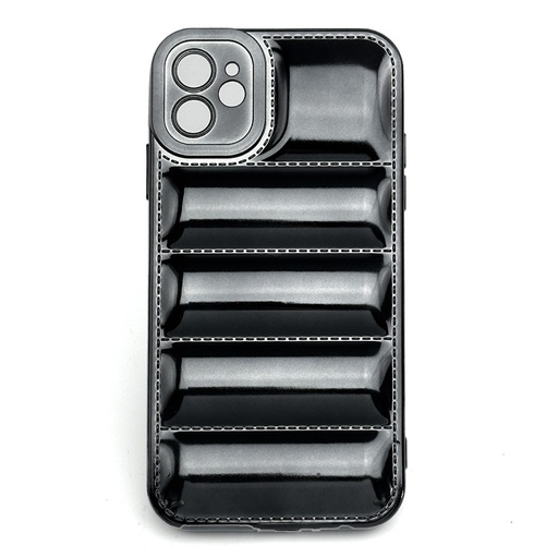 [CS-I14P-PSC-BK] Puffer Shiny Case for iPhone 14 Pro - Black