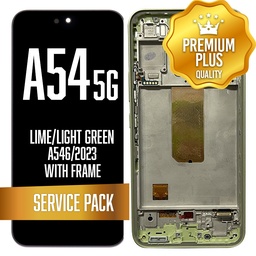 [LCD-A546-WF-SP-GR] LCD Assembly for Samsung Galaxy A54 5G (A546, 2023) With Frame - Lime/Light Green (Service Pack)