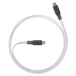 [FC6-WHT255971] Ventev - Chargesync Flat Usb C To Usb C Cable 6ft - White
