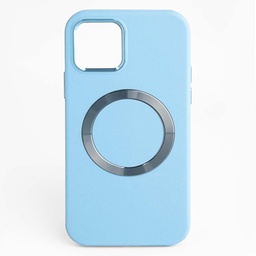 [CS-I14PM-SMS-LBL] Silicon Magsafe Case for iPhone 14 Pro Max - Light Blue