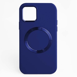 [CS-I14PM-SMS-NA] Silicon Magsafe Case for iPhone 14 Pro Max - Navy