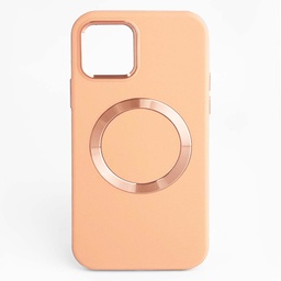[CS-I14PM-SMS-RO] Silicon Magsafe Case for iPhone 14 Pro Max - Rose