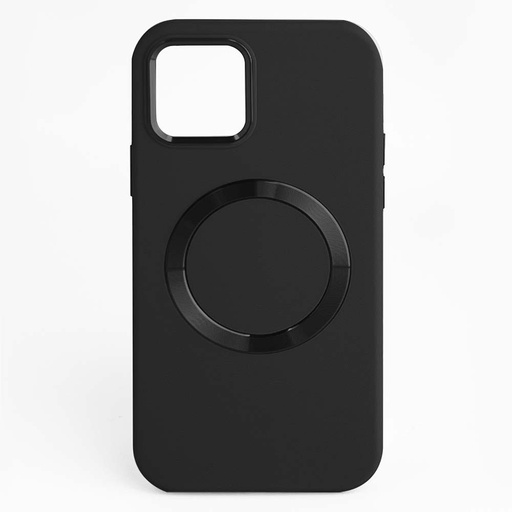 [CS-I14P-SMS-BK] Silicon Magsafe Case for iPhone 14 Pro - Black