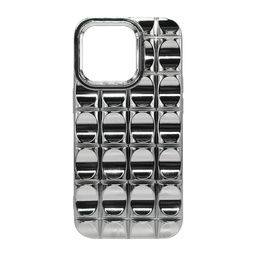 [CS-I14-GVC-GY] Groovy Shiny Case for iPhone 14 / 13 - Gray