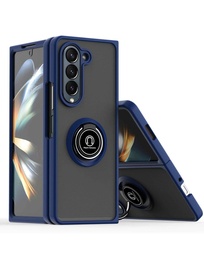 [CS-FD5-MTR-NBL] Matte Ring Case for Z Fold 5 - Navy Blue