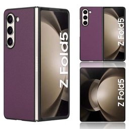 [CS-FD5-LC-PU] Leather Case for Z Fold 5 - Purple