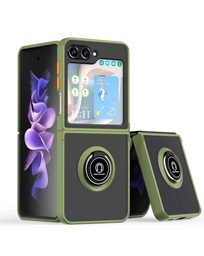 [CS-FL5-MTR-NGR] Matte Ring Case for Z Flip 5 - Navy Green