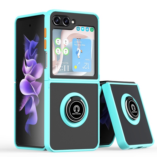 [CS-FL5-MTR-LBL] Matte Ring Case for Z Flip 5 - Light Blue