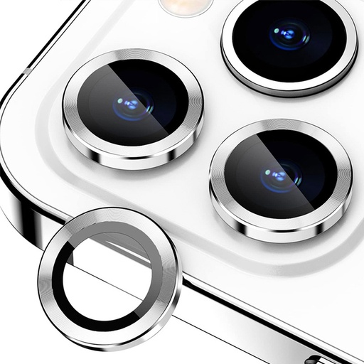 [TG-I15-RCL-ST] Ring Camera Lens w/HD Tempered Glass  for iPhone 15 / 15 Plus (Starlight) (1 Pc)