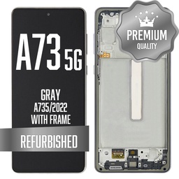 [LCD-A735-WF-GY] LCD Assembly for Galaxy A73 5G (A735/2022) with Frame - Gray (Refurbished)